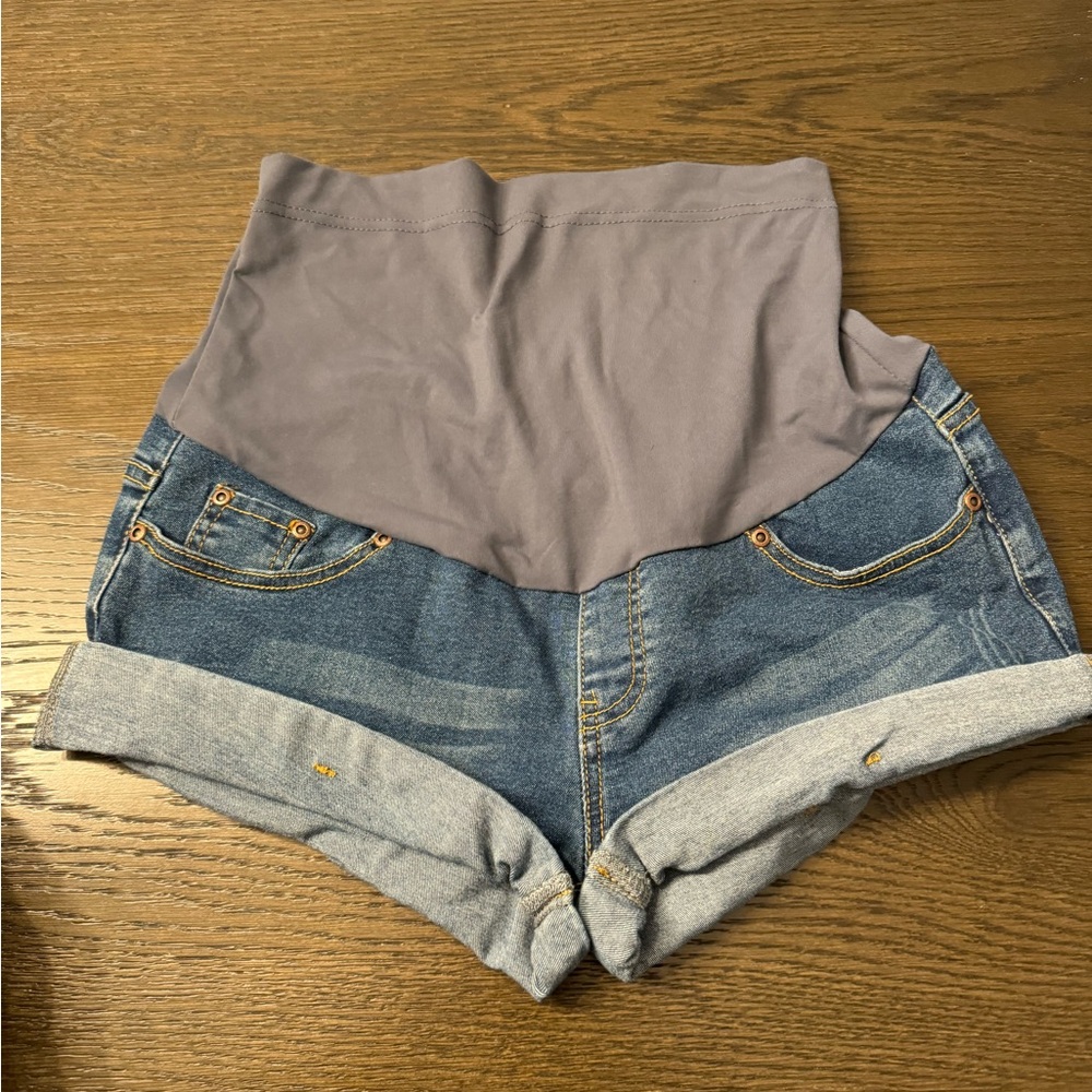 Maternity Jean Shorts